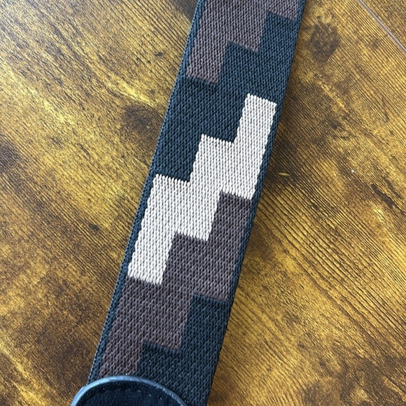 Stylish Brown and Black crossbody Bag Strap - Picture 2 of 4